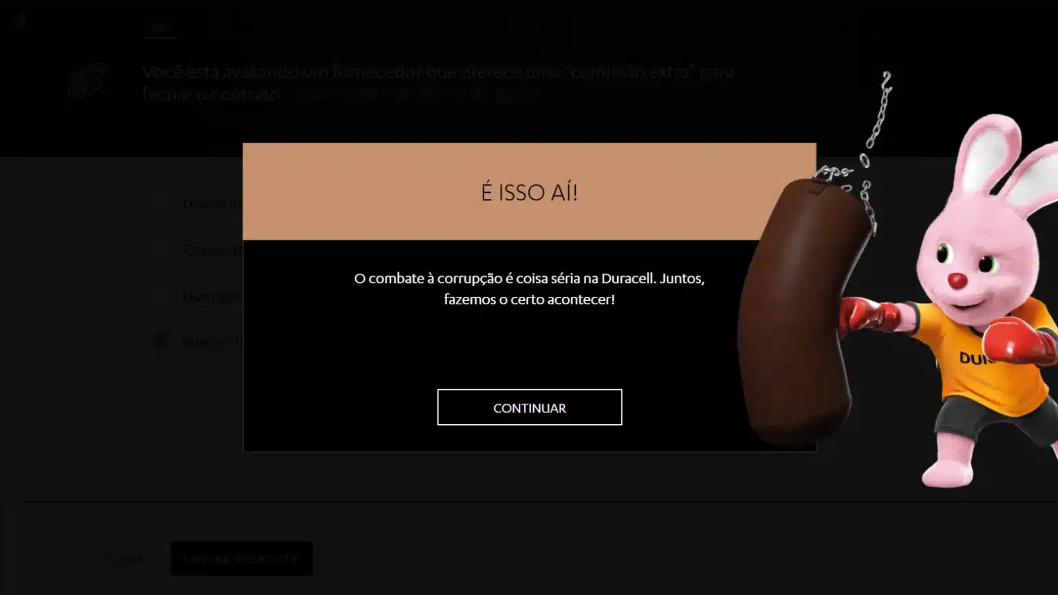 E-learning Interativo de Onboarding – Duracell